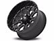 Hardrock Offroad Slammer Xposed Gloss Black Milled 6-Lug Wheel; 22x12; -44mm Offset (04-15 Titan)