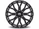Hardrock Offroad Slammer Xposed Gloss Black Milled 6-Lug Wheel; 22x12; -44mm Offset (04-15 Titan)