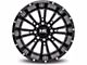 Hardrock Offroad Spine Xposed Gloss Black Milled 6-Lug Wheel; 20x12; -44mm Offset (04-15 Titan)