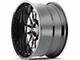 Cali Off-Road Summit Gloss Black Milled 6-Lug Wheel; 20x9; 0mm Offset (16-24 Titan XD)