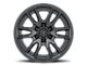 ICON Alloys Vector 6 Satin Black 6-Lug Wheel; 17x8.5; 0mm Offset (2024 Tacoma)