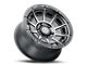 ICON Alloys Victory Smoked Satin Black 6-Lug Wheel; 17x8.5; 0mm Offset (2024 Tacoma)