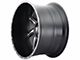 American Truxx Vortex Gloss Black Milled 6-Lug Wheel; 20x10; -24mm Offset (16-24 Titan XD)
