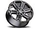 Black Rhino Wanaka Matte Gunmetal with Brushed Face and Gunmetal Tint 6-Lug Wheel; 18x9; 12mm Offset (16-24 Titan XD)