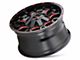 Mayhem Wheels Warrior Black with Prism Red 6-Lug Wheel; 20x9; 18mm Offset (16-24 Titan XD)