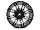 XF Offroad XF-218 Gloss Black Machined 6-Lug Wheel; 20x10; -12mm Offset (22-24 Bronco Raptor)