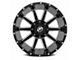 XF Offroad XF-219 Gloss Black Milled 6-Lug Wheel; 20x10; -12mm Offset (2024 Tacoma)