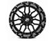 XF Offroad XF-222 Gloss Black Milled 6-Lug Wheel; 22x12; -44mm Offset (22-24 Bronco Raptor)