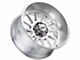 Off-Road Monster M17 Brushed Face Silver 6-Lug Wheel; 17x9; 0mm Offset (10-24 4Runner)