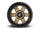 Fuel Wheels Podium Matte Bronze 6-Lug Wheel; 20x9; 2mm Offset (21-24 Bronco, Excluding Raptor)