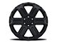 Black Rhino Wanaka Matte Black 6-Lug Wheel; 20x9; 40mm Offset (16-24 Titan XD)