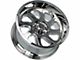 Off-Road Monster M22 Chrome 6-Lug Wheel; 20x10; -19mm Offset (16-23 Tacoma)