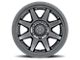 ICON Alloys Rebound Pro Satin Black 6-Lug Wheel; 17x8.5; 0mm Offset (2024 Tacoma)