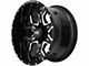 Hardrock Offroad Reckless Xposed Gloss Black Milled 6-Lug Wheel; 20x10; -19mm Offset (22-24 Tundra)