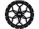 Hardrock Offroad Reckless Xposed Gloss Black Milled 6-Lug Wheel; 20x12; -44mm Offset (22-24 Tundra)