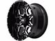 Hardrock Offroad Reckless Xposed Gloss Black Milled 6-Lug Wheel; 20x12; -44mm Offset (2024 Tacoma)