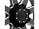 Gear Off-Road Big Block Gloss Black Milled 6-Lug Wheel; 20x9; 0mm Offset (22-24 Tundra)
