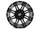 XF Offroad XF-220 Gloss Black Milled and Milled Dots 6-Lug Wheel; 18x9; 12mm Offset (16-23 Tacoma)