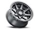 ICON Alloys Rebound Satin Black 6-Lug Wheel; 17x8.5; 25mm Offset (2024 Tacoma)