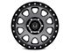 Blackhorn Offroad BH02 Gunmetal with Black Lip 6-Lug Wheel; 17x9; 12mm Offset (03-09 4Runner)