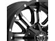 TIS 535MB Gloss Black Machined 6-Lug Wheel; 18x9; 0mm Offset (10-24 4Runner)