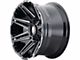 American Truxx Boom Satin Black Milled 6-Lug Wheel; 18x9; -12mm Offset (22-24 Tundra)