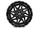 TIS 552B Gloss Black 6-Lug Wheel; 17x9; -12mm Offset (10-24 4Runner)