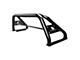 Classic Roll Bar with 7-Inch Black Round LED Lights; Black (15-23 Tacoma)