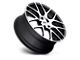 TSW Nurburgring Gunmetal with Mirror Cut Face Wheel; 17x7.5 (87-95 Jeep Wrangler YJ)