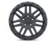 Black Rhino Arches Matte Black Wheel; 17x8 (97-06 Jeep Wrangler TJ)