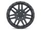 Black Rhino Arches Matte Black Wheel; 17x8; 30mm Offset (84-01 Jeep Cherokee XJ)