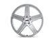 TSW Ascent Matte Titanium Silver Wheel; 17x8 (97-06 Jeep Wrangler TJ)