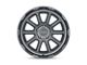 Black Rhino Chase Brushed Gunmetal Wheel; 17x8 (93-98 Jeep Grand Cherokee ZJ)