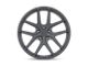 TSW Geneva Matte Gunmetal Wheel; 17x8 (87-95 Jeep Wrangler YJ)