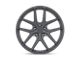 TSW Geneva Matte Gunmetal Wheel; 17x8; 40mm Offset (97-06 Jeep Wrangler TJ)