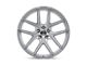 TSW Geneva Matte Titanium Silver Wheel; 17x8 (87-95 Jeep Wrangler YJ)