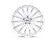 TSW Mallory Silver with Mirror Cut Face Wheel; 17x8 (97-06 Jeep Wrangler TJ)