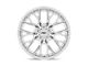 TSW Sebring Silver with Mirror Cut Face Wheel; 17x8 (97-06 Jeep Wrangler TJ)