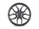 TSW Silvano Gloss Gunmetal Wheel; 17x8 (87-95 Jeep Wrangler YJ)