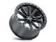 Black Rhino Trabuco Matte Black Wheel; 17x8; 30mm Offset (84-01 Jeep Cherokee XJ)