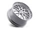 TSW Valencia Silver with Mirror Cut Lip Wheel; 17x8; 40mm Offset (84-01 Jeep Cherokee XJ)