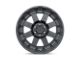 Black Rhino Cleghorn Matte Black 6-Lug Wheel; 17x8.5; 18mm Offset (05-21 Frontier)