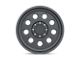 Level 8 Wheels Hauler Matte Black Wheel; 17x8.5 (87-95 Jeep Wrangler YJ)