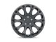 Level 8 Wheels Impact Matte Black Wheel; 17x8.5 (93-98 Jeep Grand Cherokee ZJ)