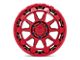 Black Rhino Rotor Candy Red 6-Lug Wheel; 17x8.5; 12mm Offset (22-24 Frontier)