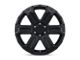 Black Rhino Wanaka Matte Black Wheel; 17x8.5 (87-95 Jeep Wrangler YJ)