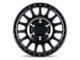 Black Rhino Sandstorm Semi Gloss Black with Machined Dark Tint Ring Wheel; 18x8; 10mm Offset (84-01 Jeep Cherokee XJ)