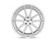 TSW Bathurst Silver with Mirror Cut Face Wheel; 18x8.5; 15mm Offset (84-01 Jeep Cherokee XJ)