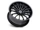 TSW Marina Matte Black with Gloss Black Lip Wheel; 18x8.5; 20mm Offset (84-01 Jeep Cherokee XJ)