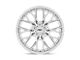 TSW Sebring Silver with Mirror Cut Face Wheel; 18x8.5 (97-06 Jeep Wrangler TJ)